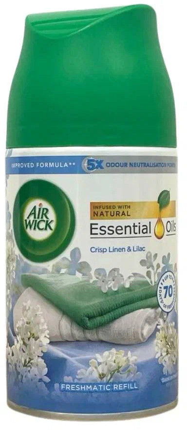 Баллон сменный к автоматическому распылителю «Прохлада льна и свежесть сирени» | Freshmatic | Air Wick