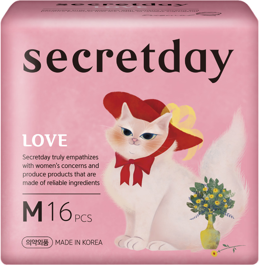 Прокладки женские гигиенические «Medium» | Love | SecretDay
