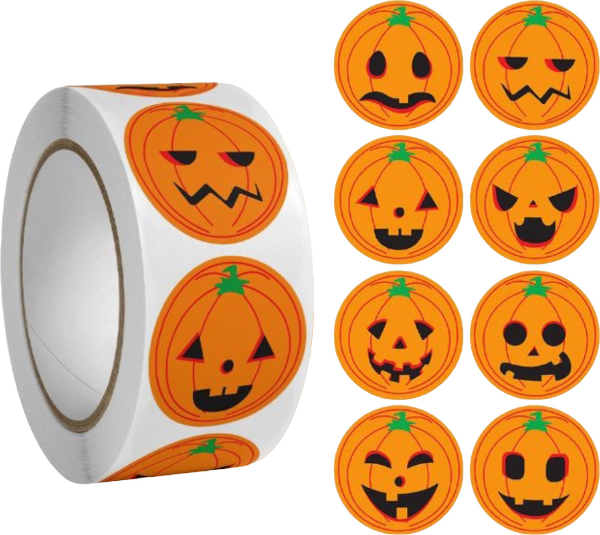 Набор наклеек «Хэллоуин. Тыковки»