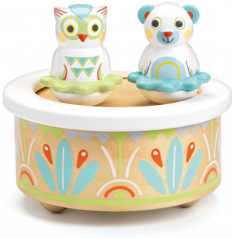 Шкатулка музыкальная «Зверюшки в лесу» | Djeco