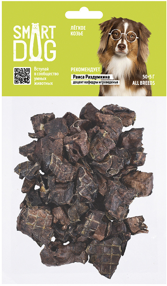Лакомство для собак «Легкое козье» | Smart Dog