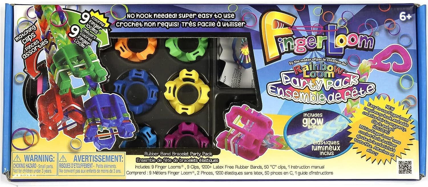 Набор для плетения браслетов из резиночек «Finger Loom» | Rainbow Loom