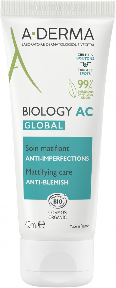 Крем для проблемной кожи «AC Global Soin matifiant anti-imperfections» | Biology | A-derma