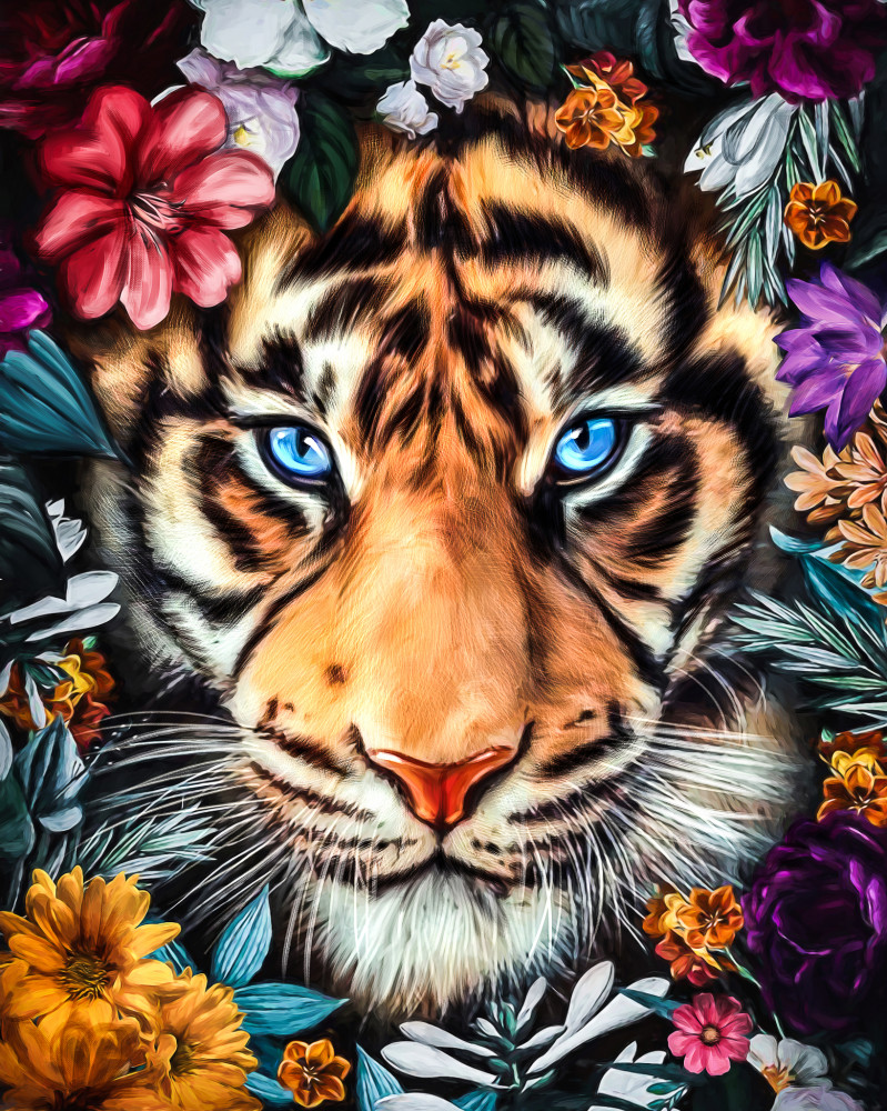 Картина по номерам «Сила взгляда» | Арт Фея