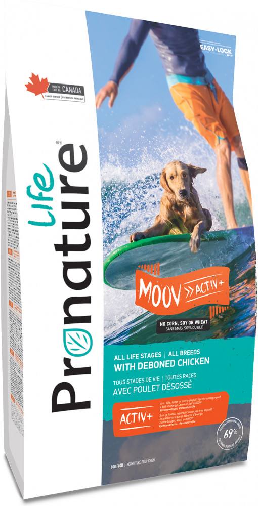 Корм сухой для щенков и собак с мясом курицы | MOOV | Pronature