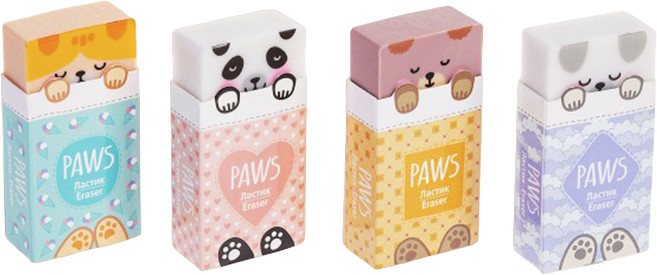 Ластик «Paws. Лапки» | Hatber