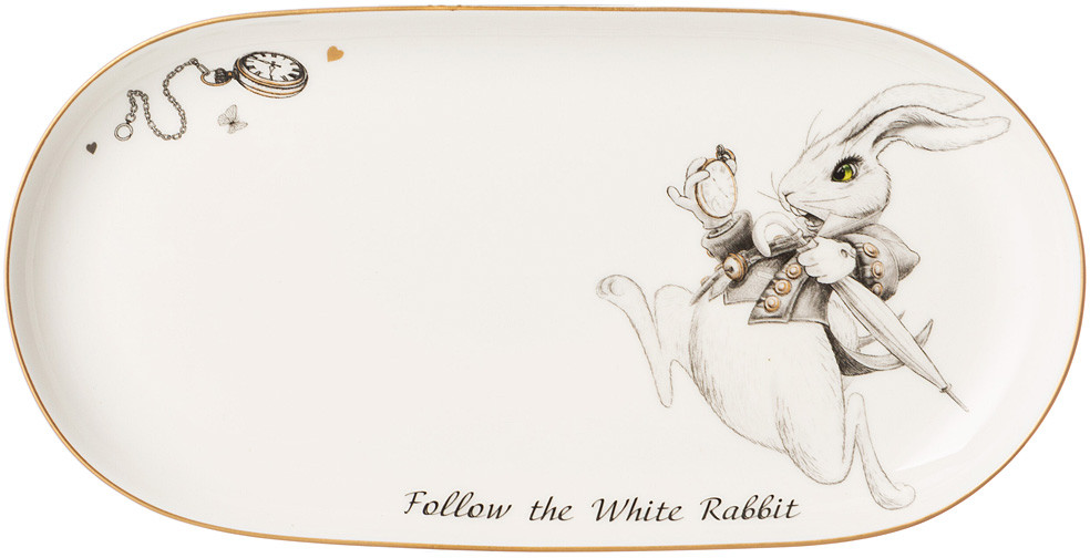 Блюдо овальное «Wonderland» | Страна чудес | Lefard