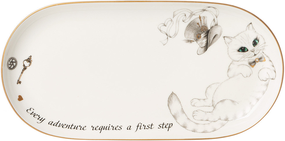 Блюдо овальное «Wonderland» | Страна чудес | Lefard