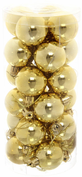 Набор шаров ёлочных «Глянец» | Серпантин