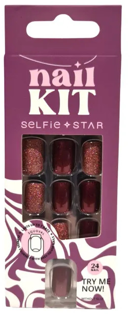 Набор накладных ногтей «Nails kit» | Selfie Star