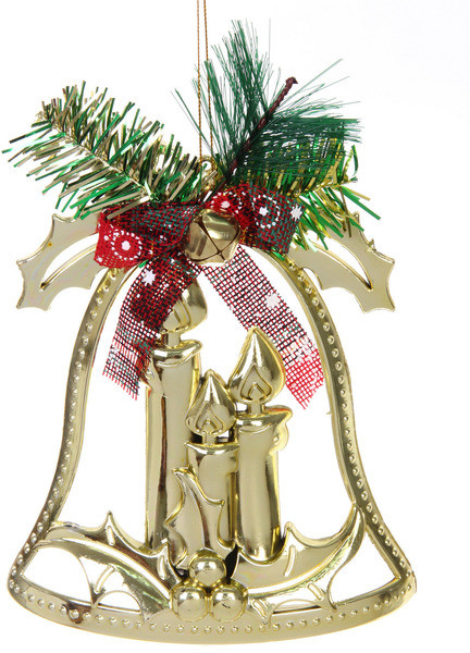 Украшение новогоднее «Колокольчик-зимние свечи» | Серпантин