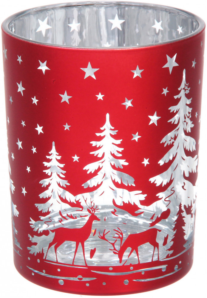 Подсвечник «Снежный лес»