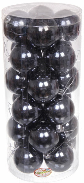 Набор шаров ёлочных «Глянец» | Серпантин