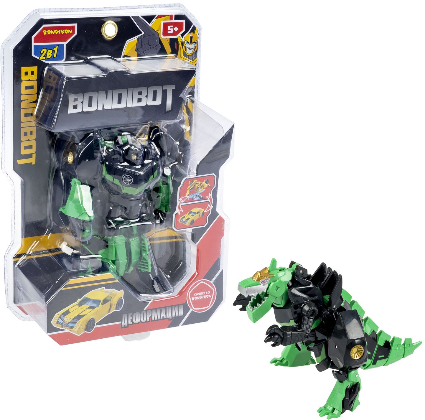 Трансформер «Робот-динозавр» | Bondibot | Bondibon