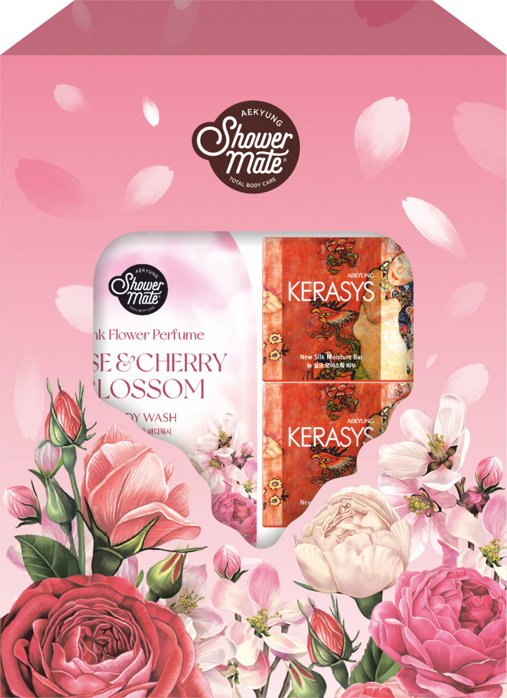 Набор подарочный для тела «Rose and Cherry» | Kerasys
