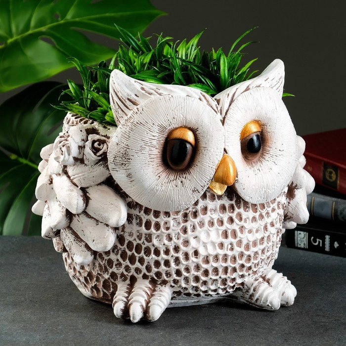 Кашпо фигурное «Сова» | Хорошие сувениры