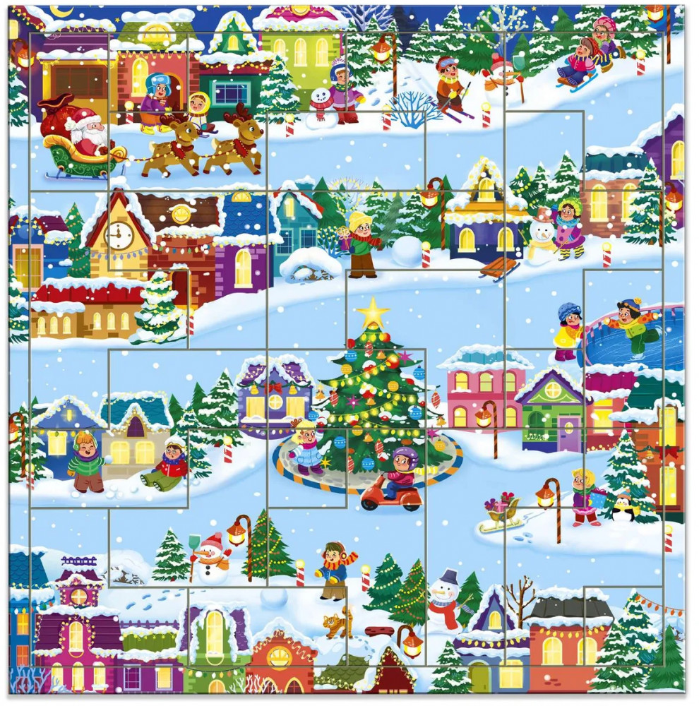 Головоломка с дополненной реальностью «С Новым годом!» | Головоломка с дополненной реальностью