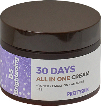 Крем для лица осветляющий «B5 Brightening Cream» | 30 Days All In One | Pretty Skin