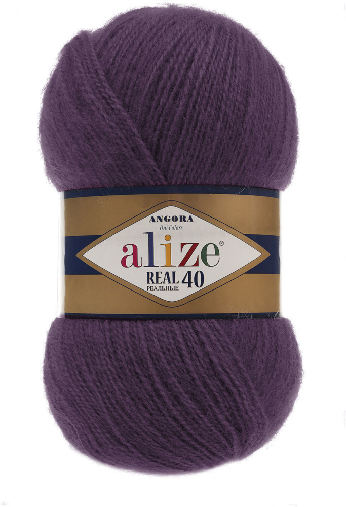 Пряжа для вязания «Real 40», 111 Слива | Angora | Alize