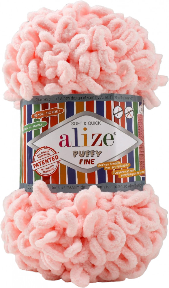 Пряжа для вязания «Puffy Fine», 340 Розовый | Alize