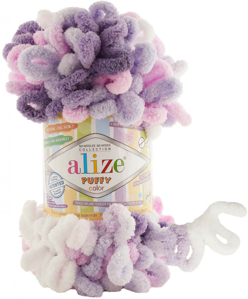 Нитки вязальные «Puffy Color», 6305 | Alize