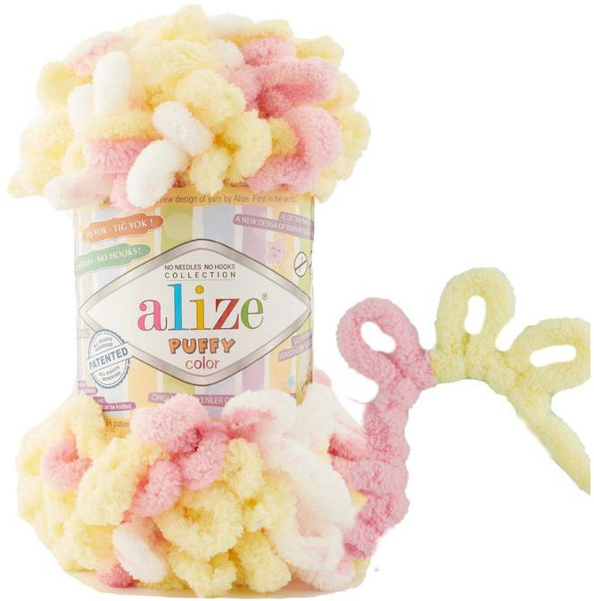 Нитки вязальные «Puffy Color», 6359 | Alize