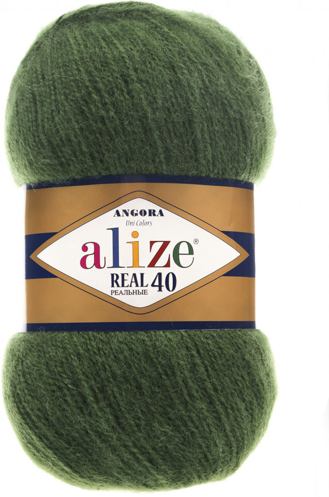 Пряжа для вязания «Real 40», 563 Темно-зеленый | Angora | Alize