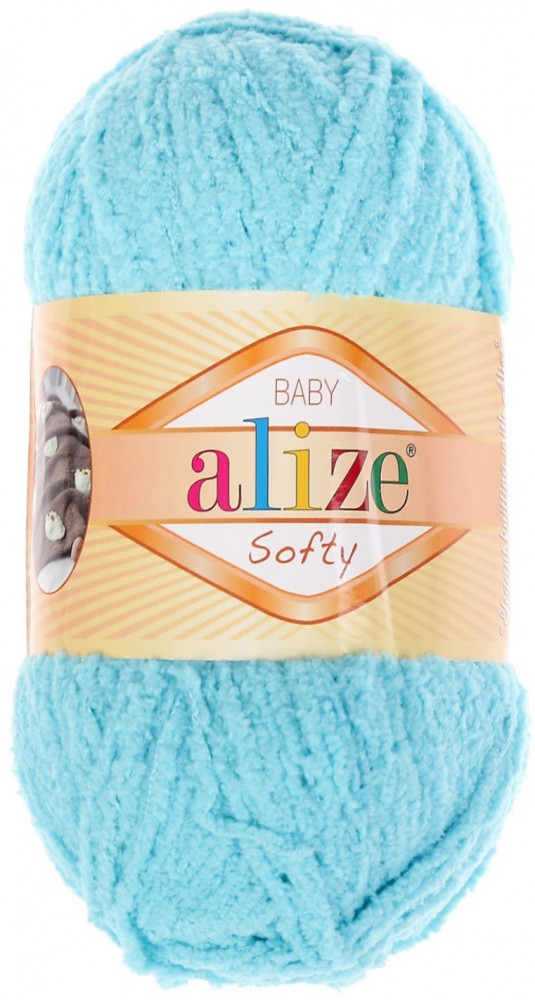 Пряжа для вязания «Softy», 128 Светлая бирюза | Softy | Alize