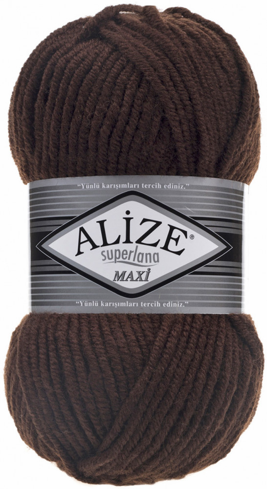 Пряжа для вязания «Superlana maxi», 26 Коричневый | Superlana | Alize