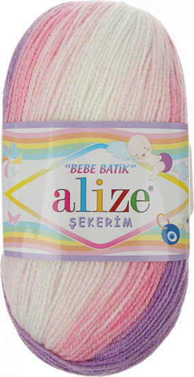 Пряжа для вязания «Sekerim batik», 2135 розовый