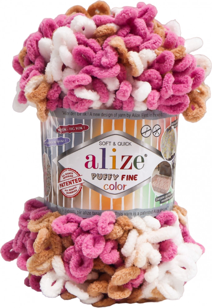 Пряжа для вязания «Puffy Fine Color», 6402 | Puffy | Alize