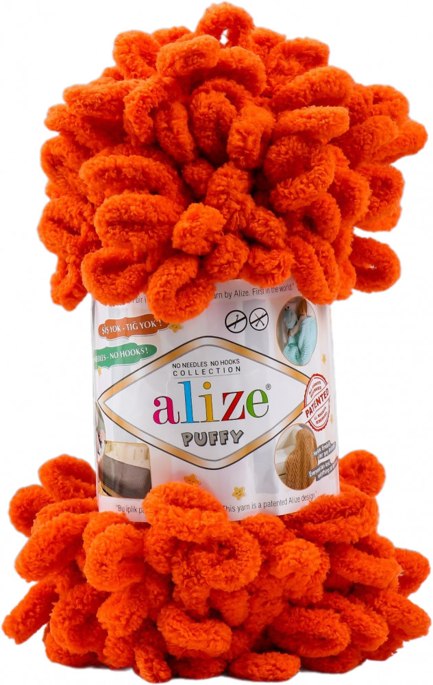 Пряжа для вязания «Puffy», 06 Оранжевый | Alize