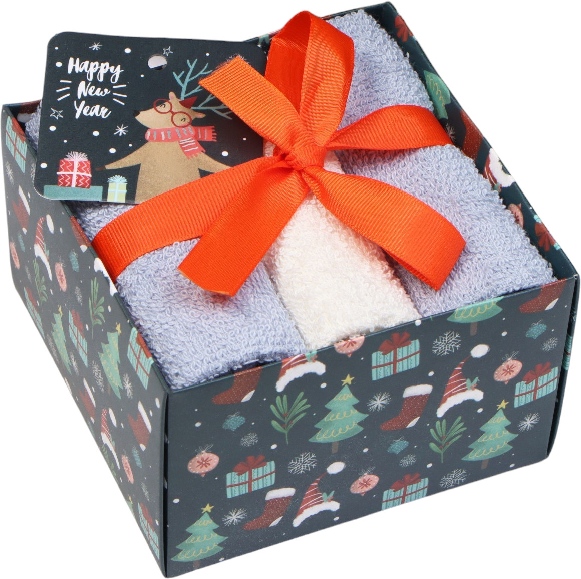 Набор махровых полотенец «Новогодние забавы» | Этель