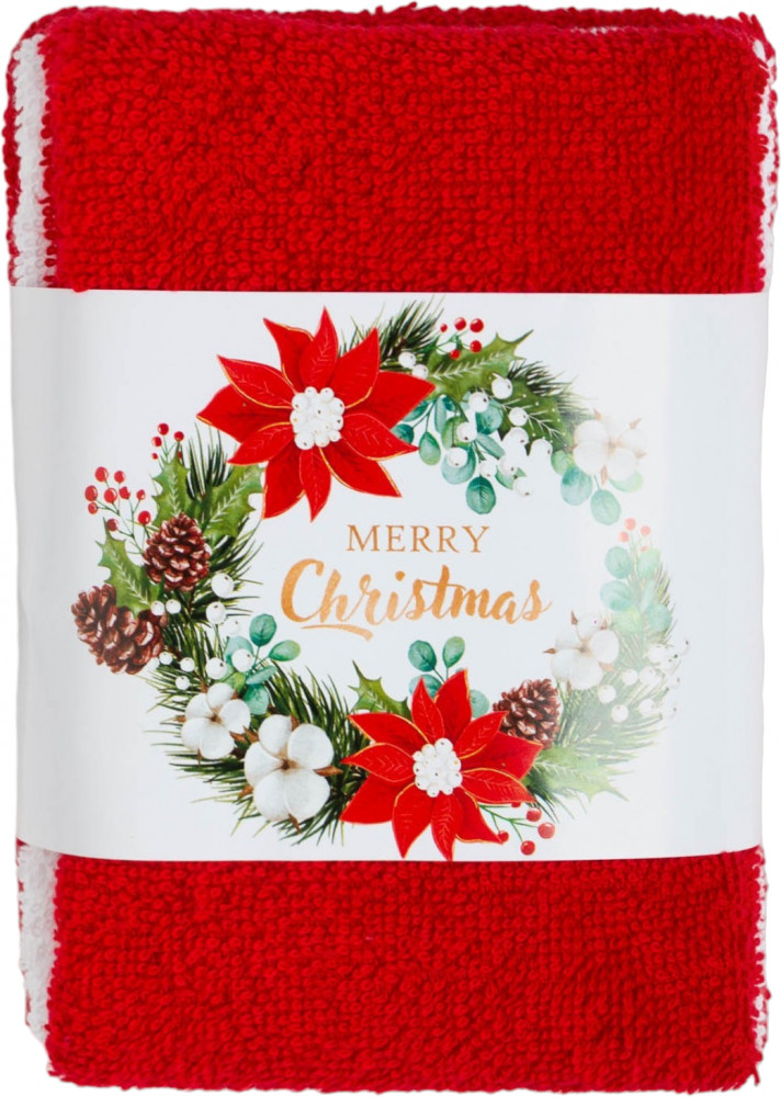 Набор махровых полотенец «Merry christmas» | Этель