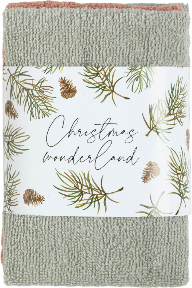 Набор махровых полотенец «Christmas wonderland» | Этель
