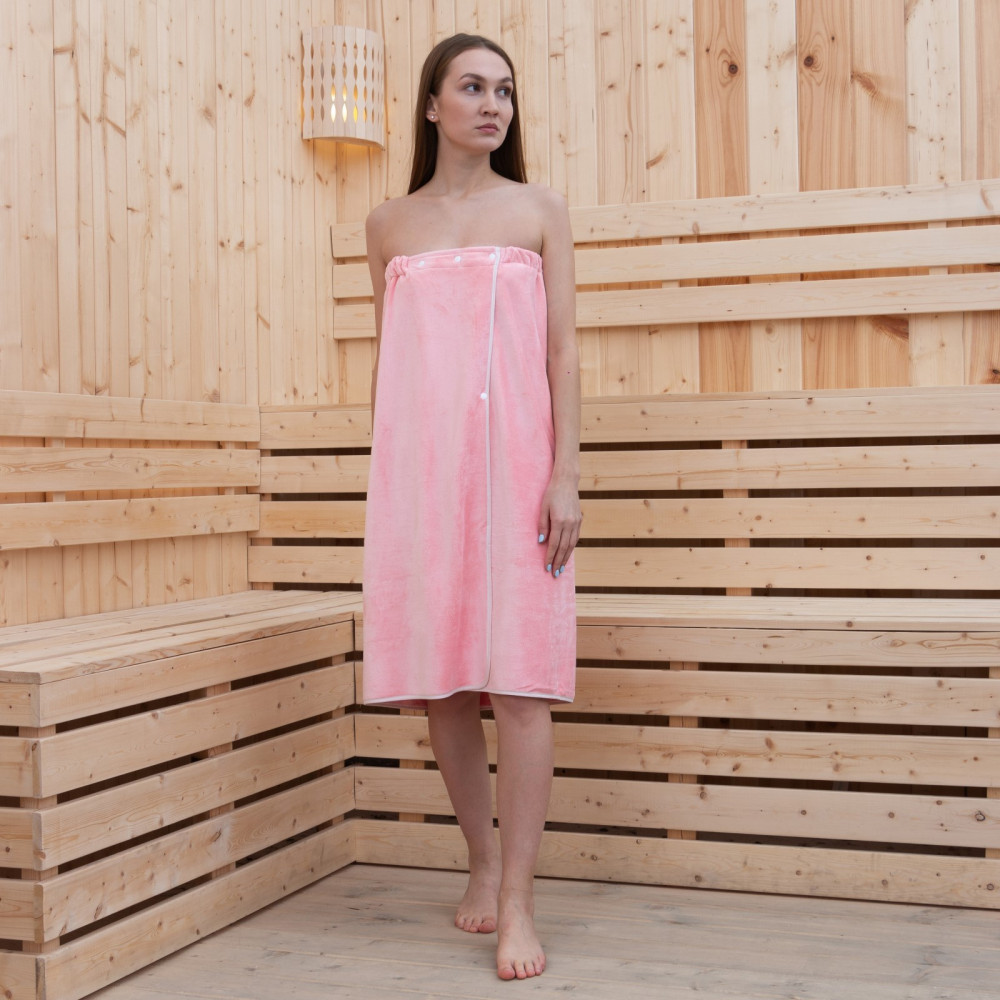 Полотенце-парео для бани | Текстиль для бани и сауны | Этель