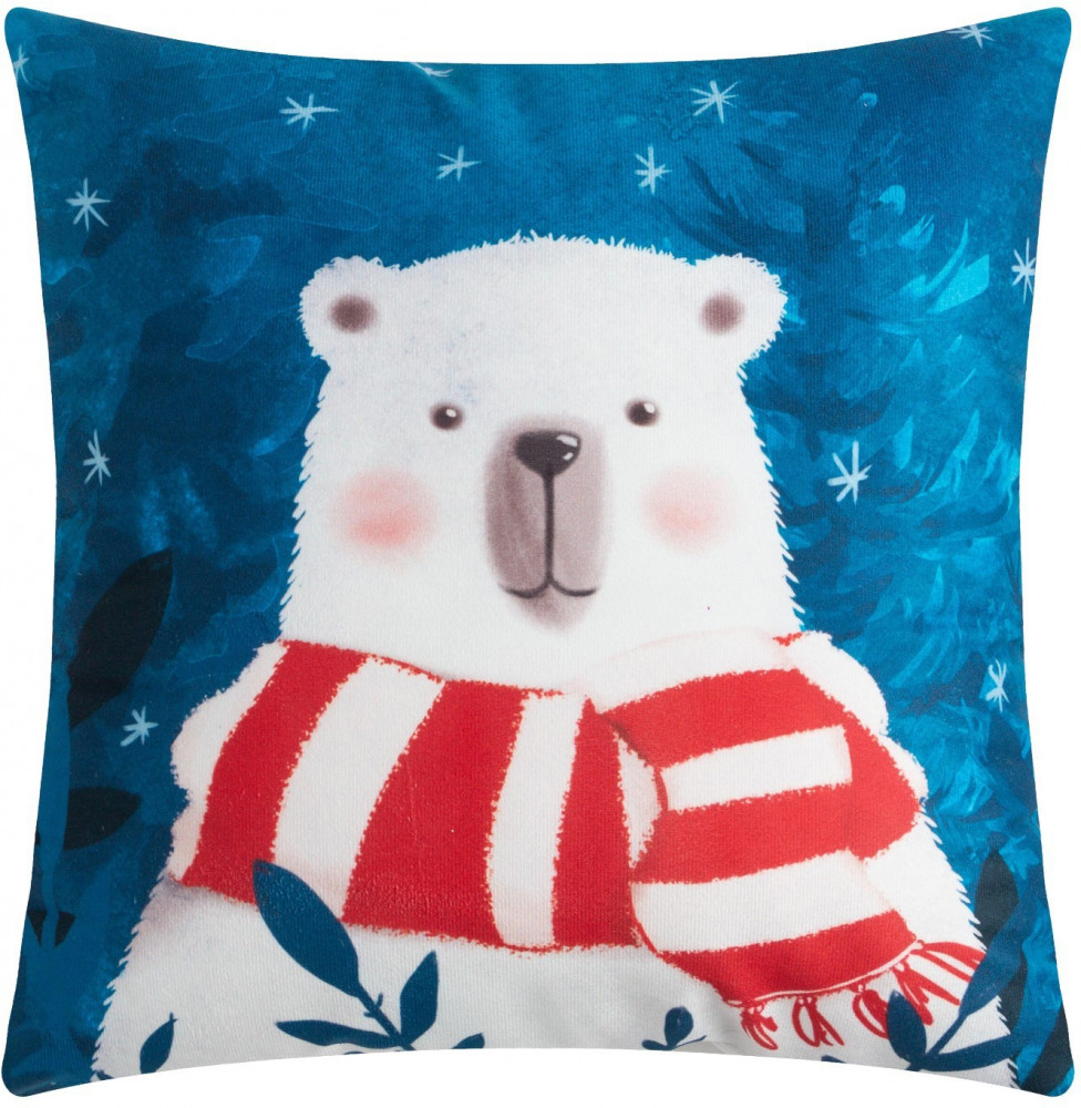Подушка декоративная «Мишка» | Текстиль для детской к Новому году | Этель