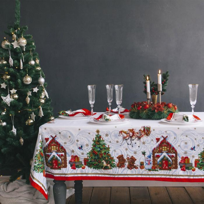 Скатерть «Новогодняя сказка» | Новогодняя сказка | Этель