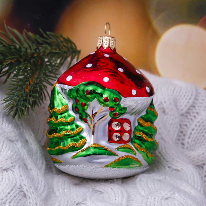 Украшение ёлочное «Домик-грибок» | Ёлочка