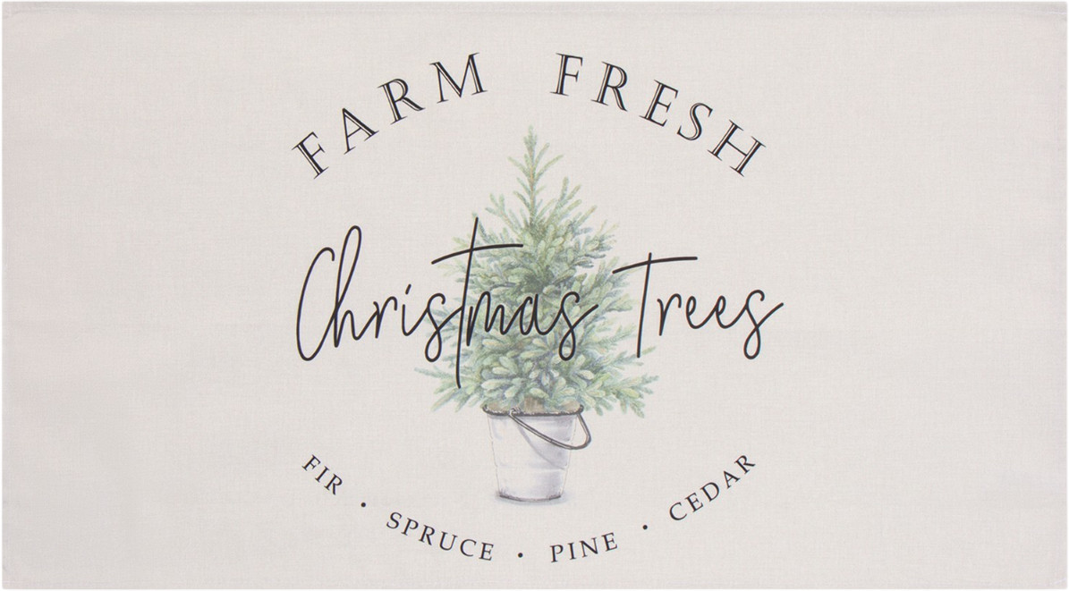 Полотенце кухонное «Christmas tree» | Кухонный текстиль к Новому году | Этель