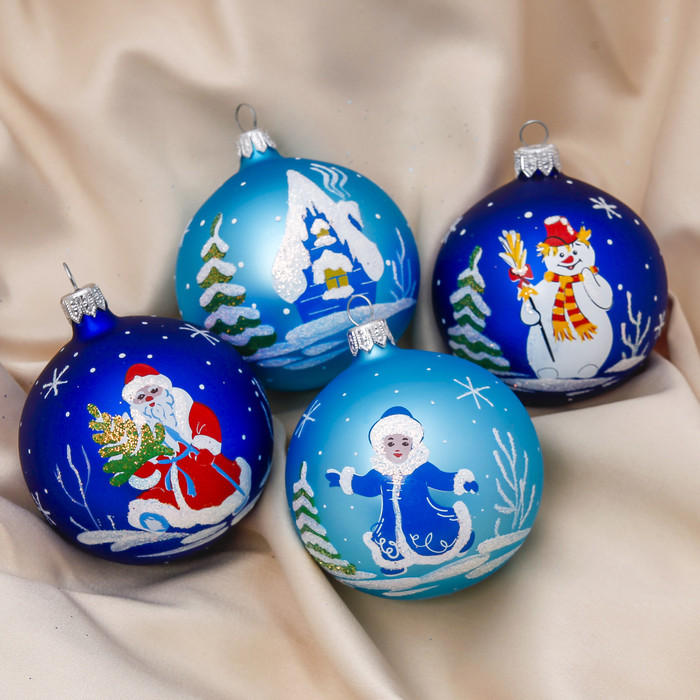 Набор шаров новогодних «В гостях у сказки» | Ёлочка