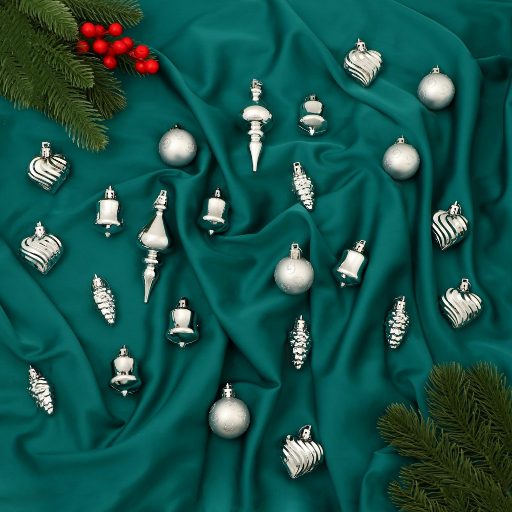 Набор украшений ёлочных «Весёлый завиток» | Зимнее волшебство