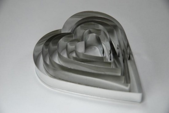 Форма для печенья "Сердце", 6 шт | Practic style