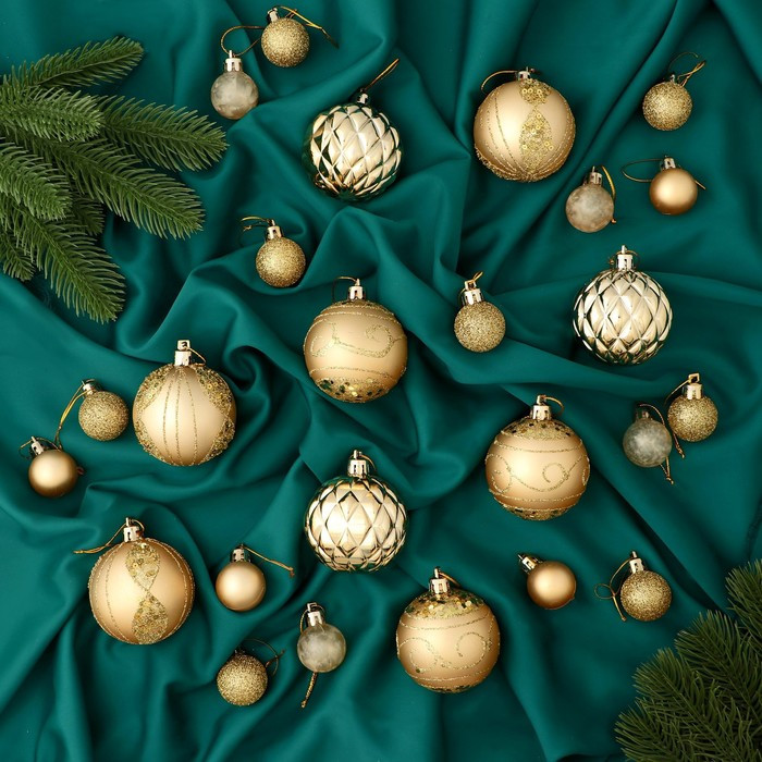 Набор шаров ёлочных «Хоровод» | Зимнее волшебство