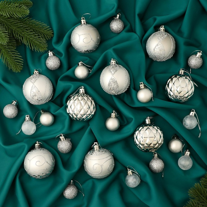 Набор шаров ёлочных «Хоровод» | Зимнее волшебство