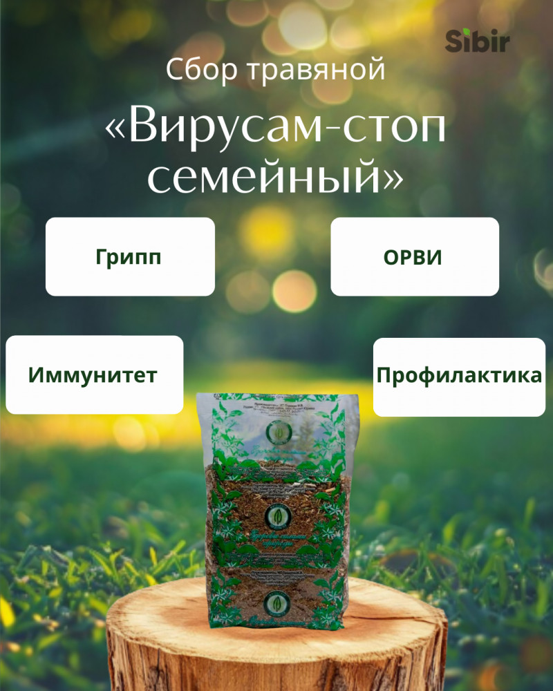 Сбор травяной «Вирусам-стоп семейный» | Травник Гордеев