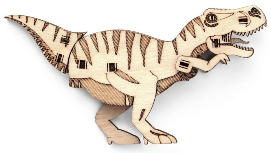 Конструктор деревянный «Тираннозавр Клык» | Постройки и домики | Drovo