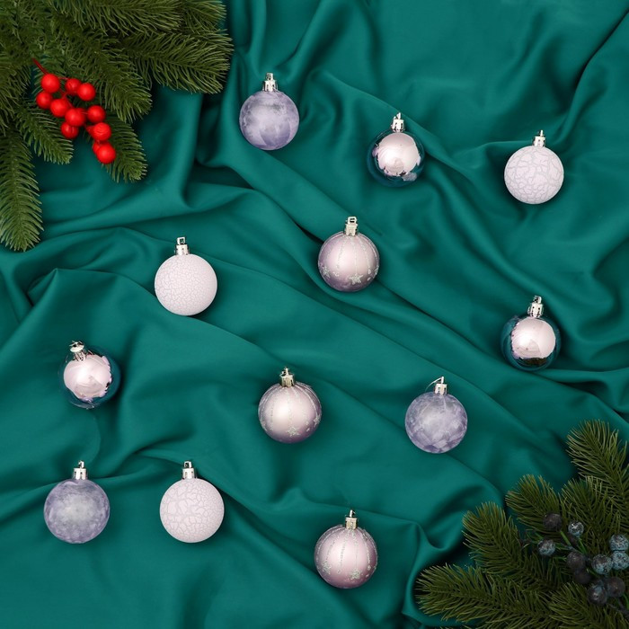 Набор шаров ёлочных «Морозная ночь» | Зимнее волшебство