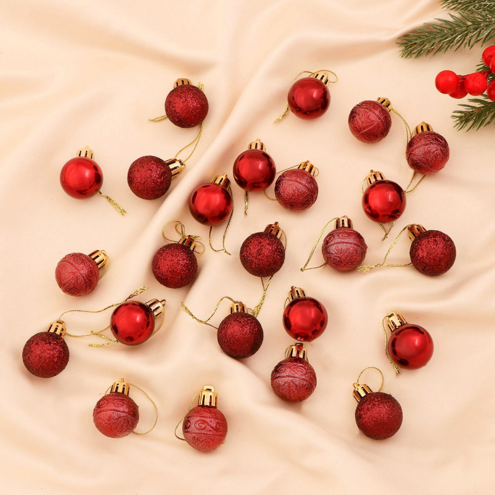 Набор шаров ёлочных «Наоми» | Зимнее волшебство