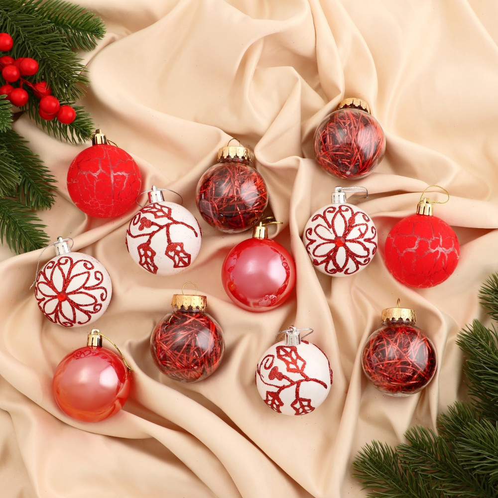 Набор шаров ёлочных «Мелодия элит» | Зимнее волшебство